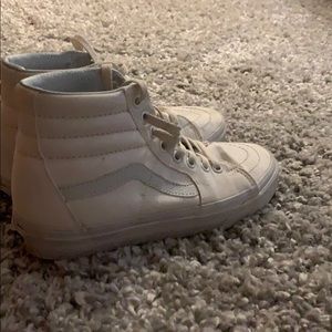 White high top vans